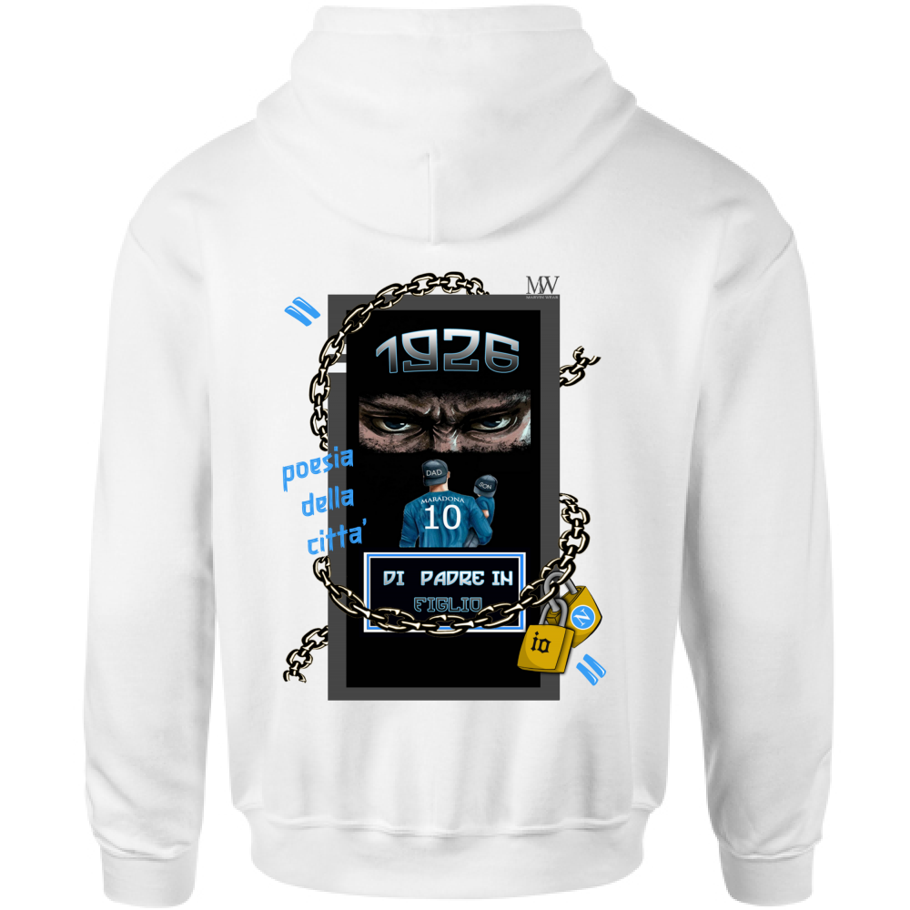 Felpa Bambino con Cappuccio di padre in figlio