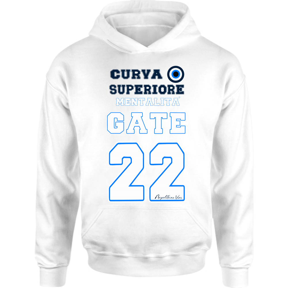 Felpa Bambino con Cappuccio CURVA SUPERIORE MENTALITA