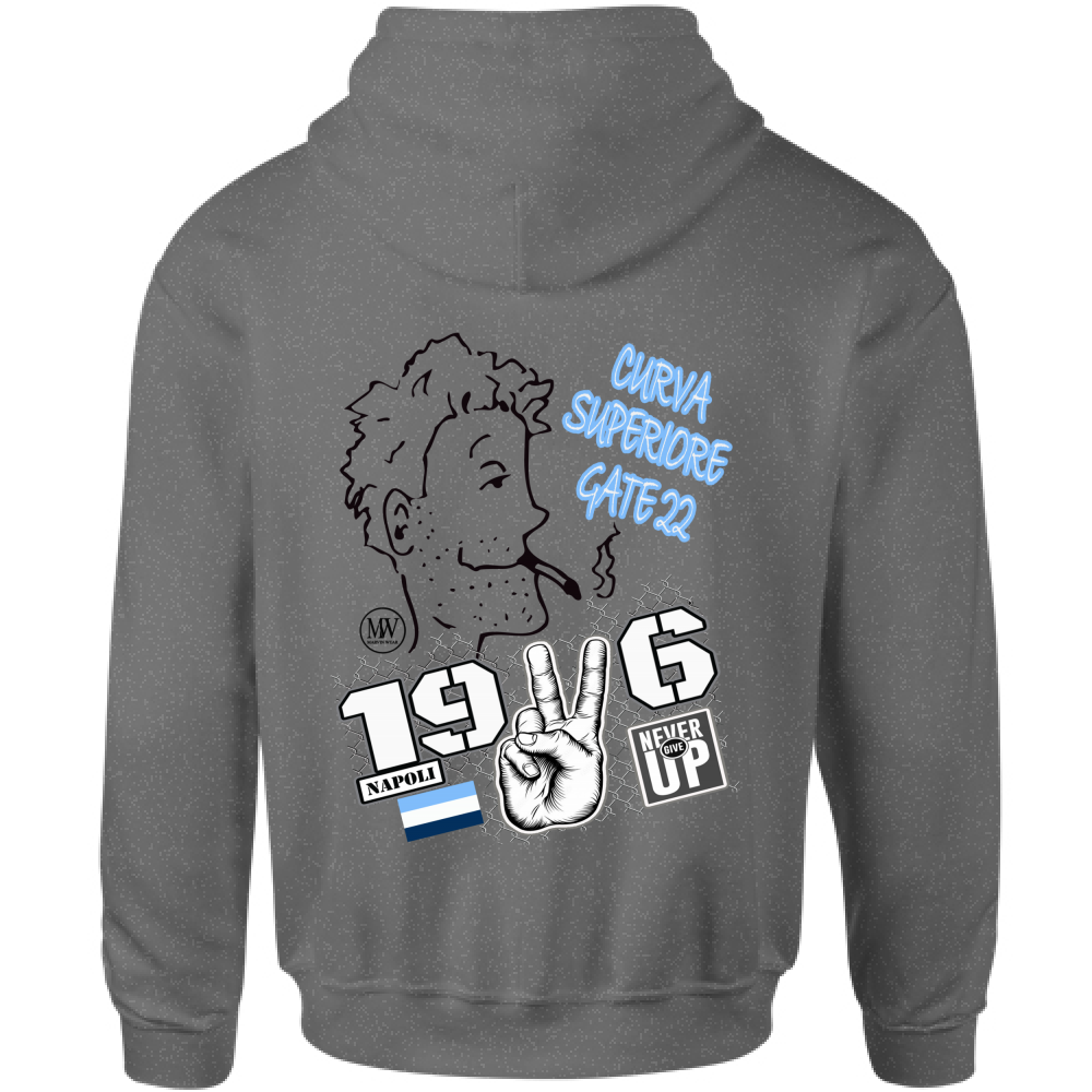 Felpa Bambino con Cappuccio curva superiore gate 22