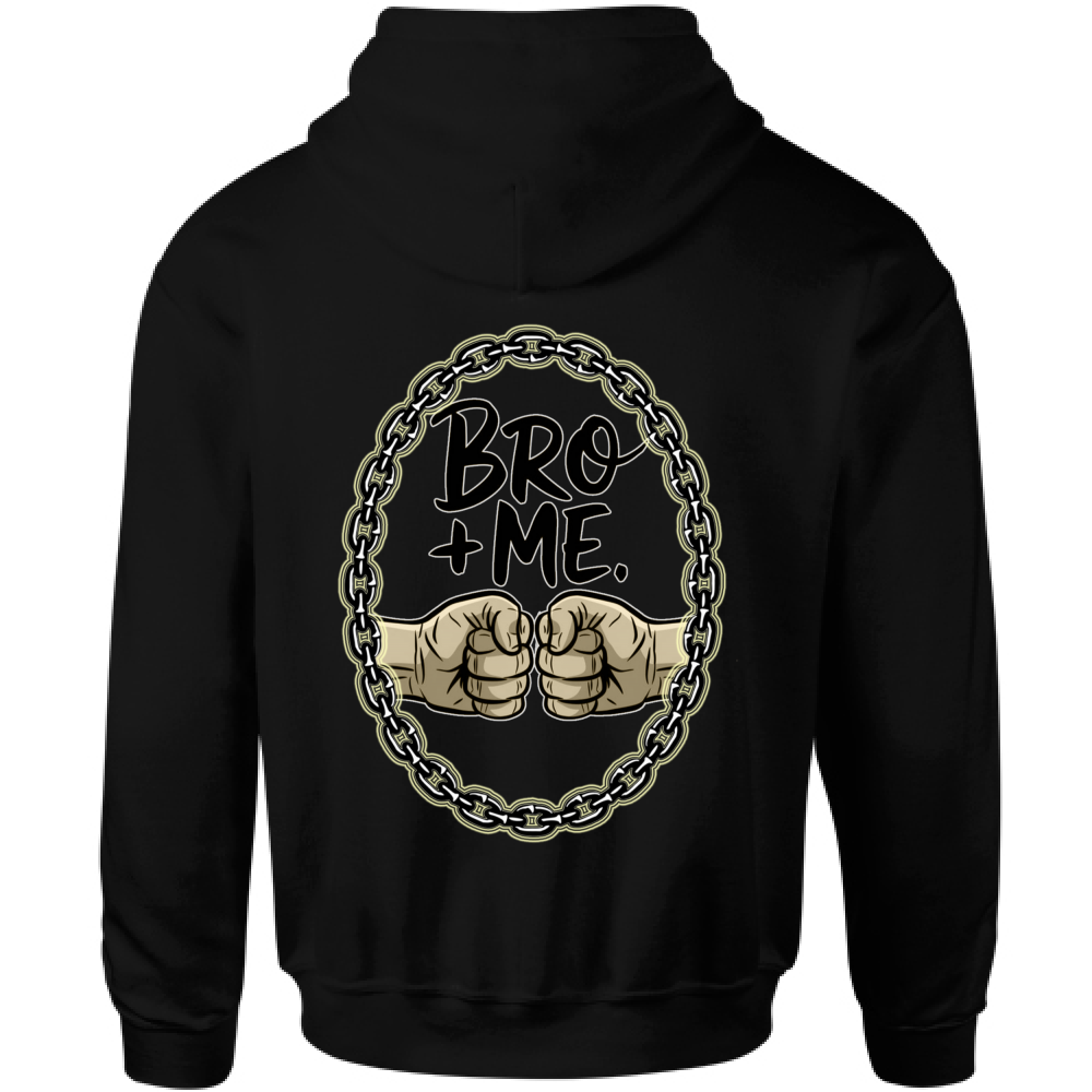 Felpa Bambino con Cappuccio BRO +me catena