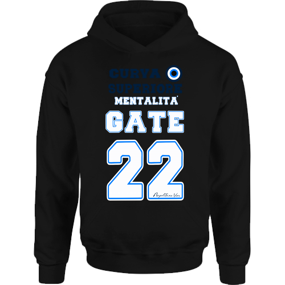 Felpa Bambino con Cappuccio CURVA SUPERIORE MENTALITA