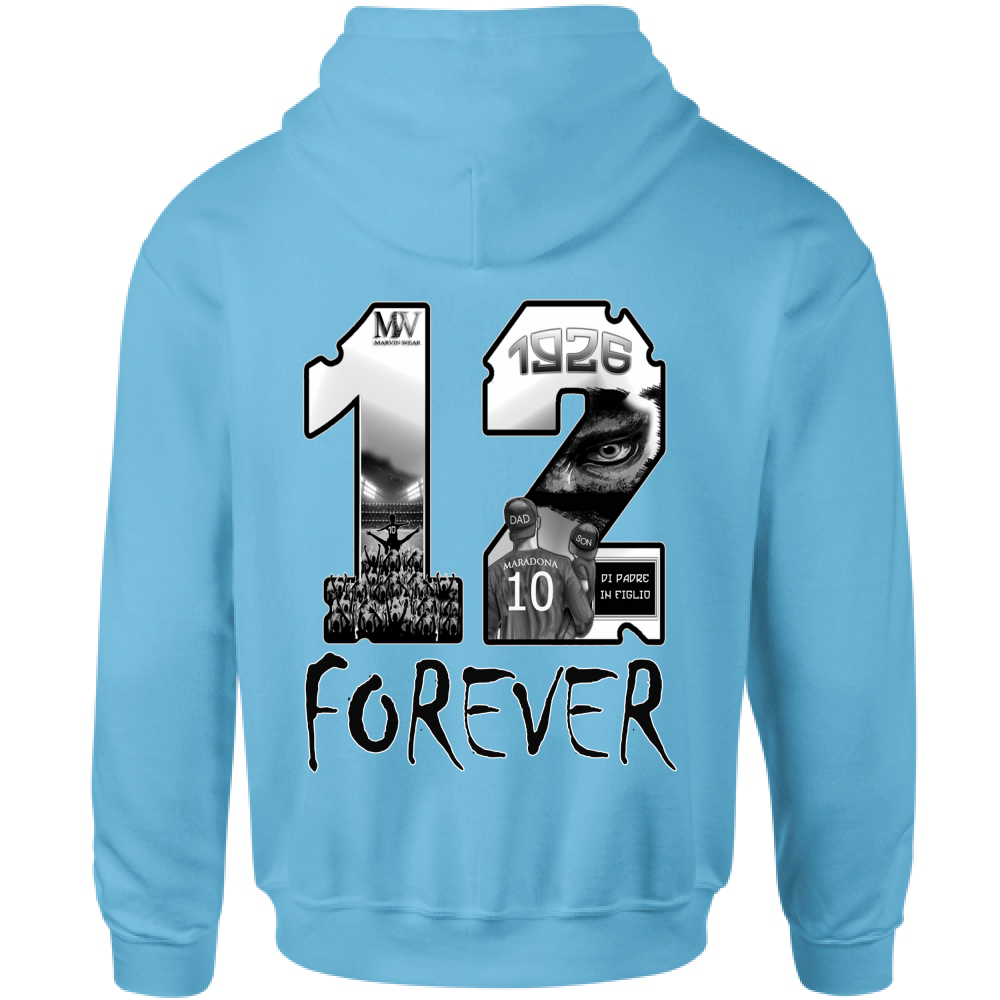 Felpa Bambino con Cappuccio 12 UOMO WEAR BLAK