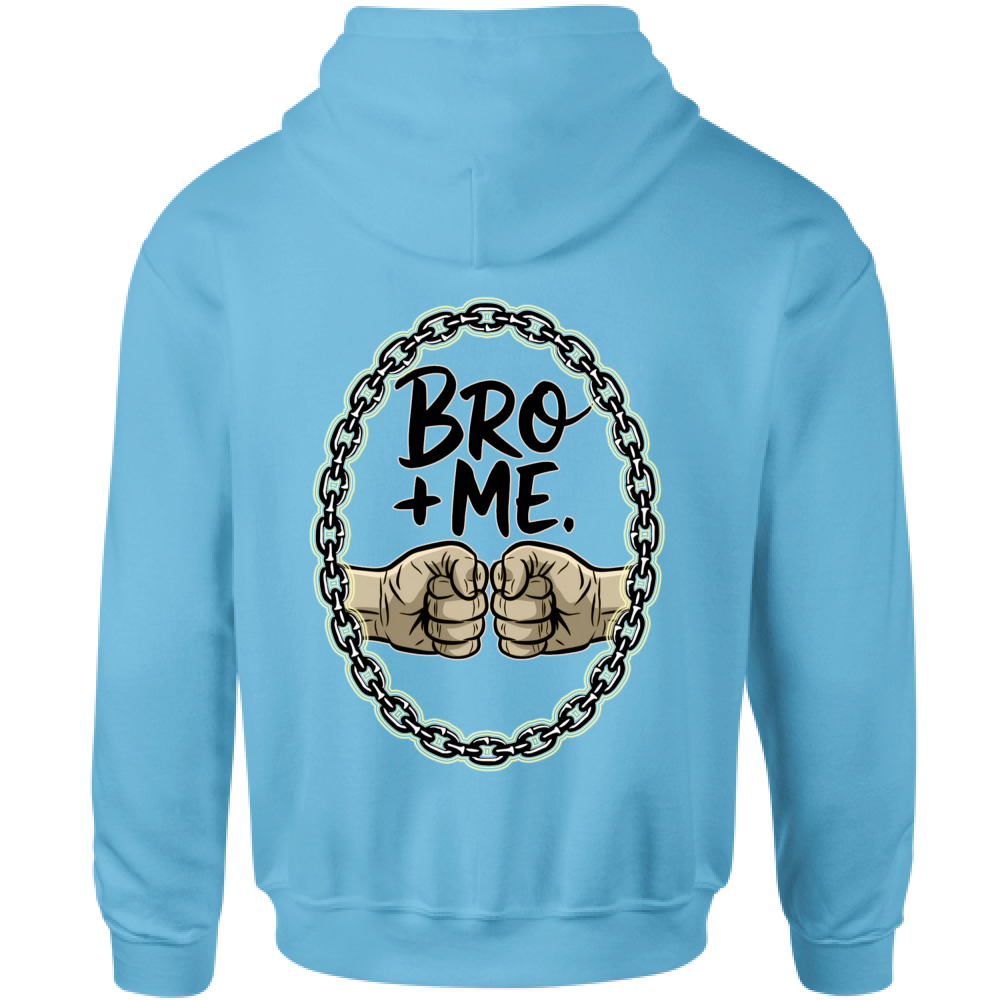 Felpa Bambino con Cappuccio BRO +me catena