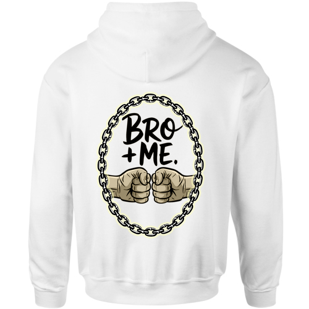 Felpa Bambino con Cappuccio BRO +me catena