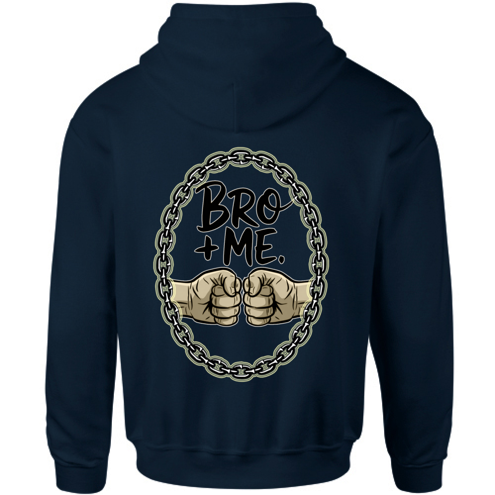 Felpa Bambino con Cappuccio BRO +me catena