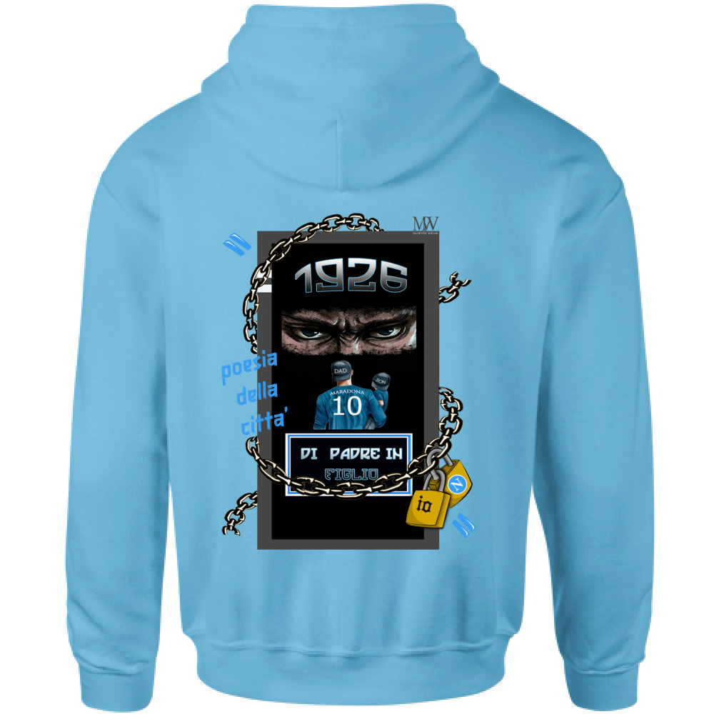 Felpa Bambino con Cappuccio di padre in figlio