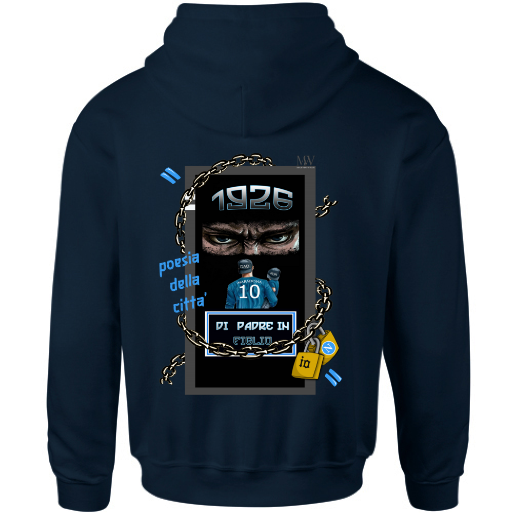 Felpa Bambino con Cappuccio di padre in figlio