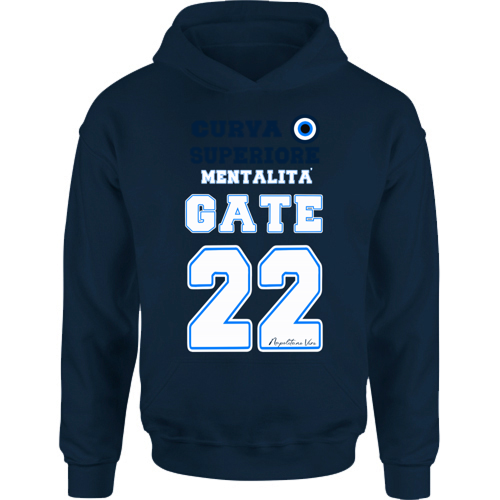 Felpa Bambino con Cappuccio CURVA SUPERIORE MENTALITA
