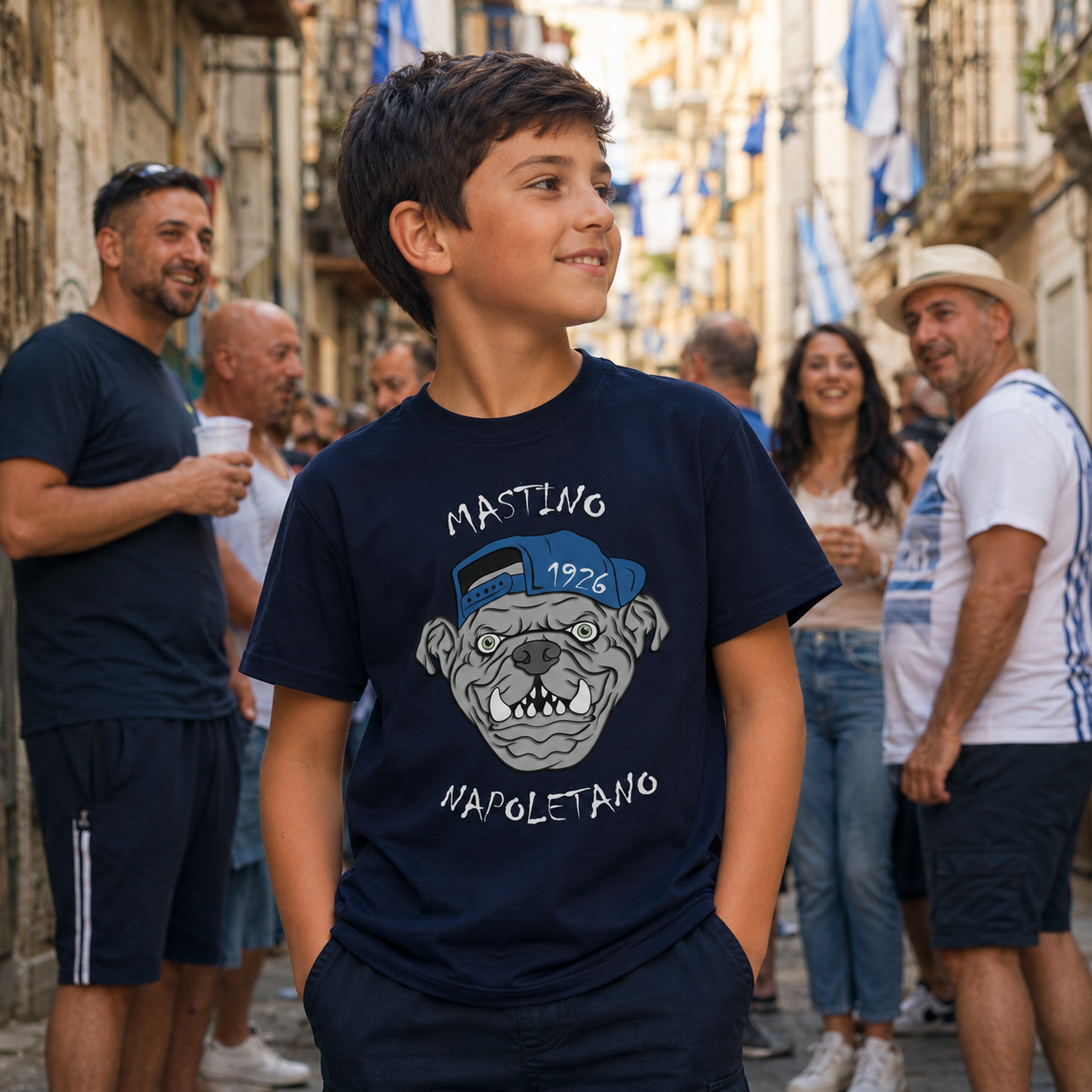 T-shirt organico bambini Napoli — Mastino Napoletano 1926