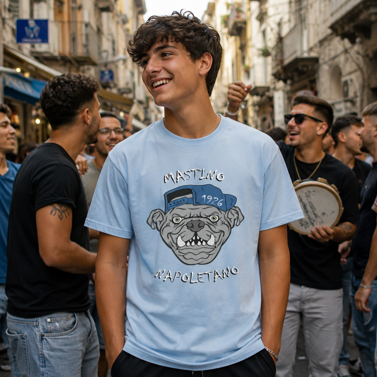 T-shirt classica ragazzi Napoli — Mastino Napoletano 1926