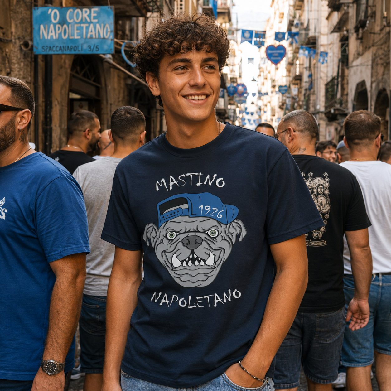 T-shirt classica ragazzi Napoli — Mastino Napoletano 1926