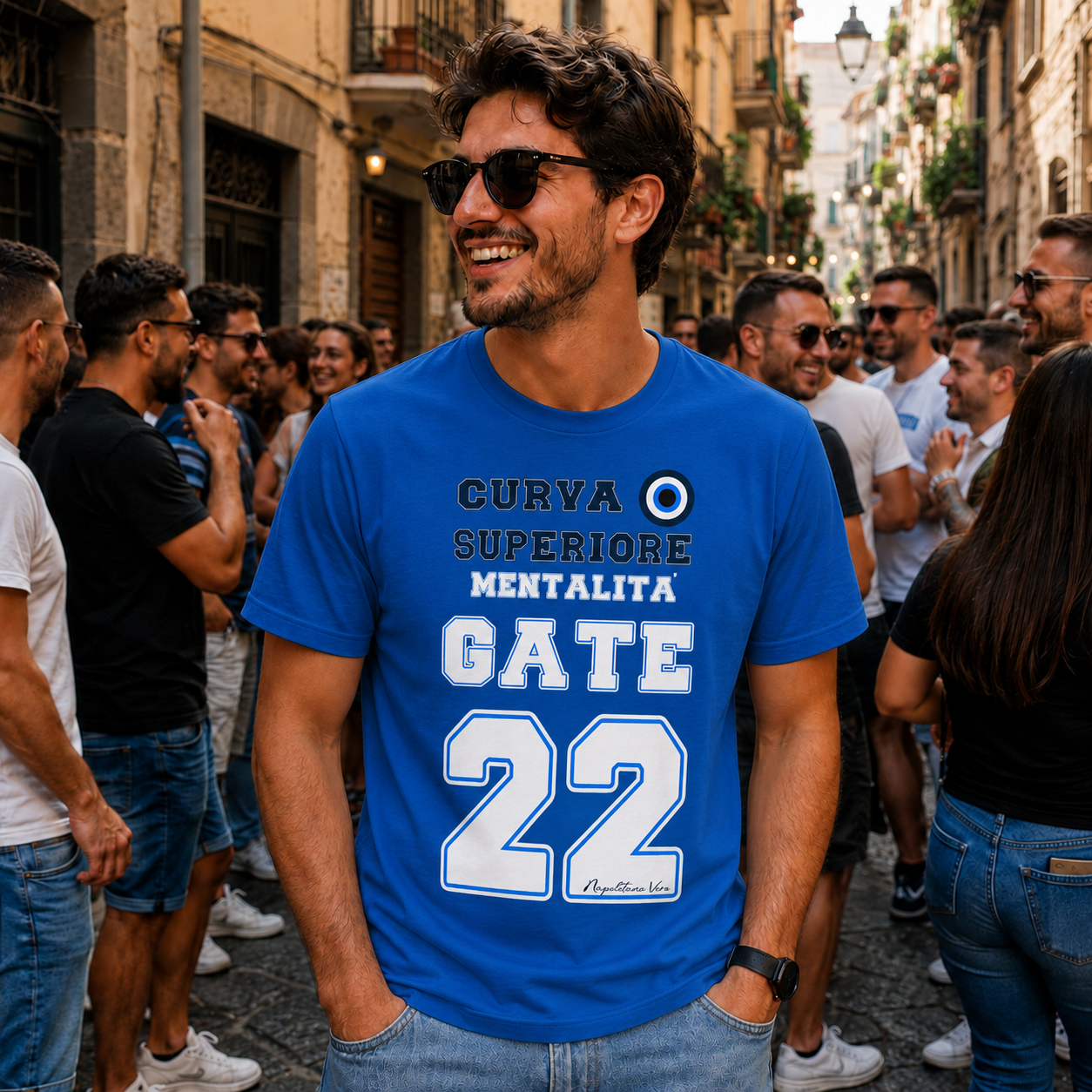 T-shirt unisex Napoli — Mentalità Gate 22