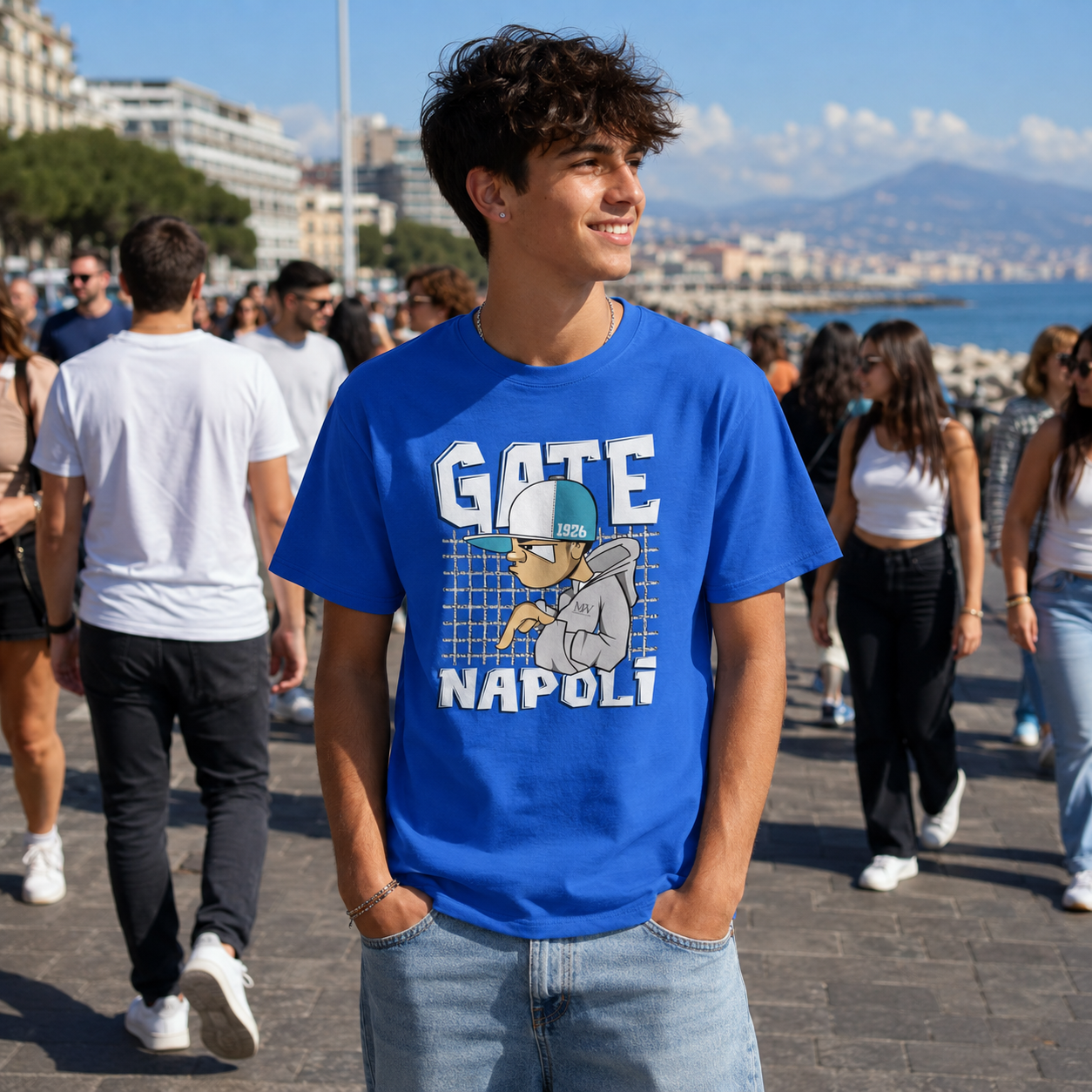 T-shirt classica ragazzi Napoli — Gate Napoli 1926