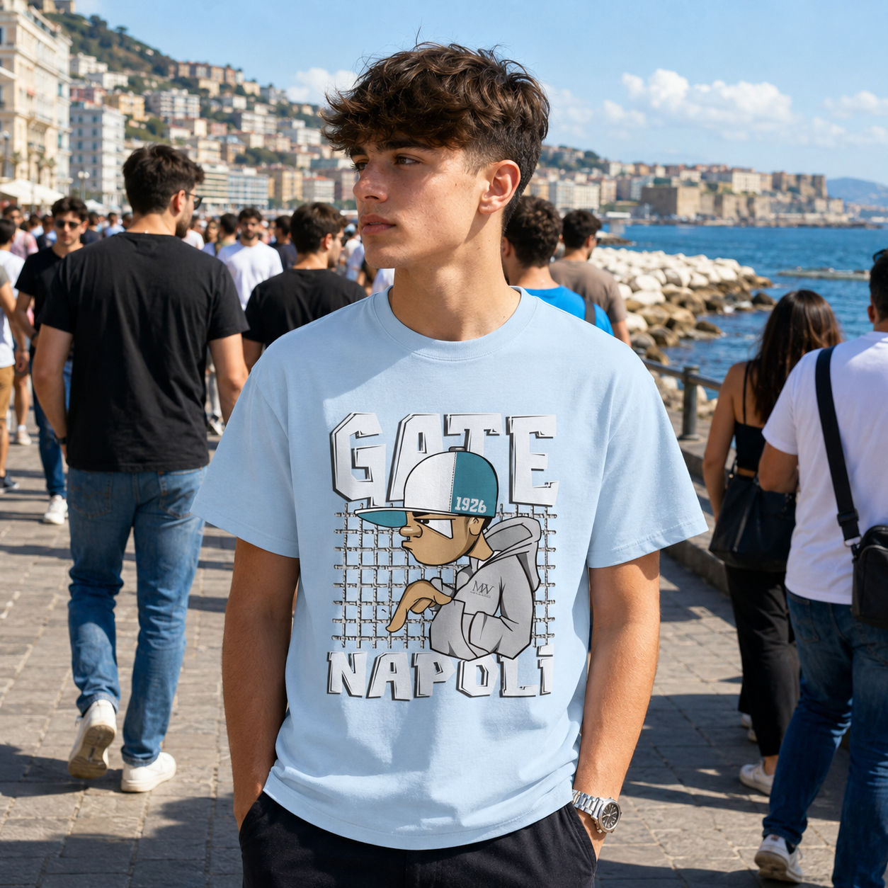 T-shirt classica ragazzi Napoli — Gate Napoli 1926