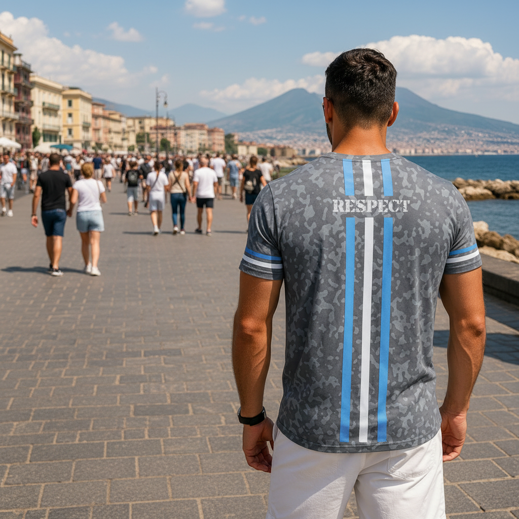 T-shirt all over unisex Napoli — Napoletano Vero