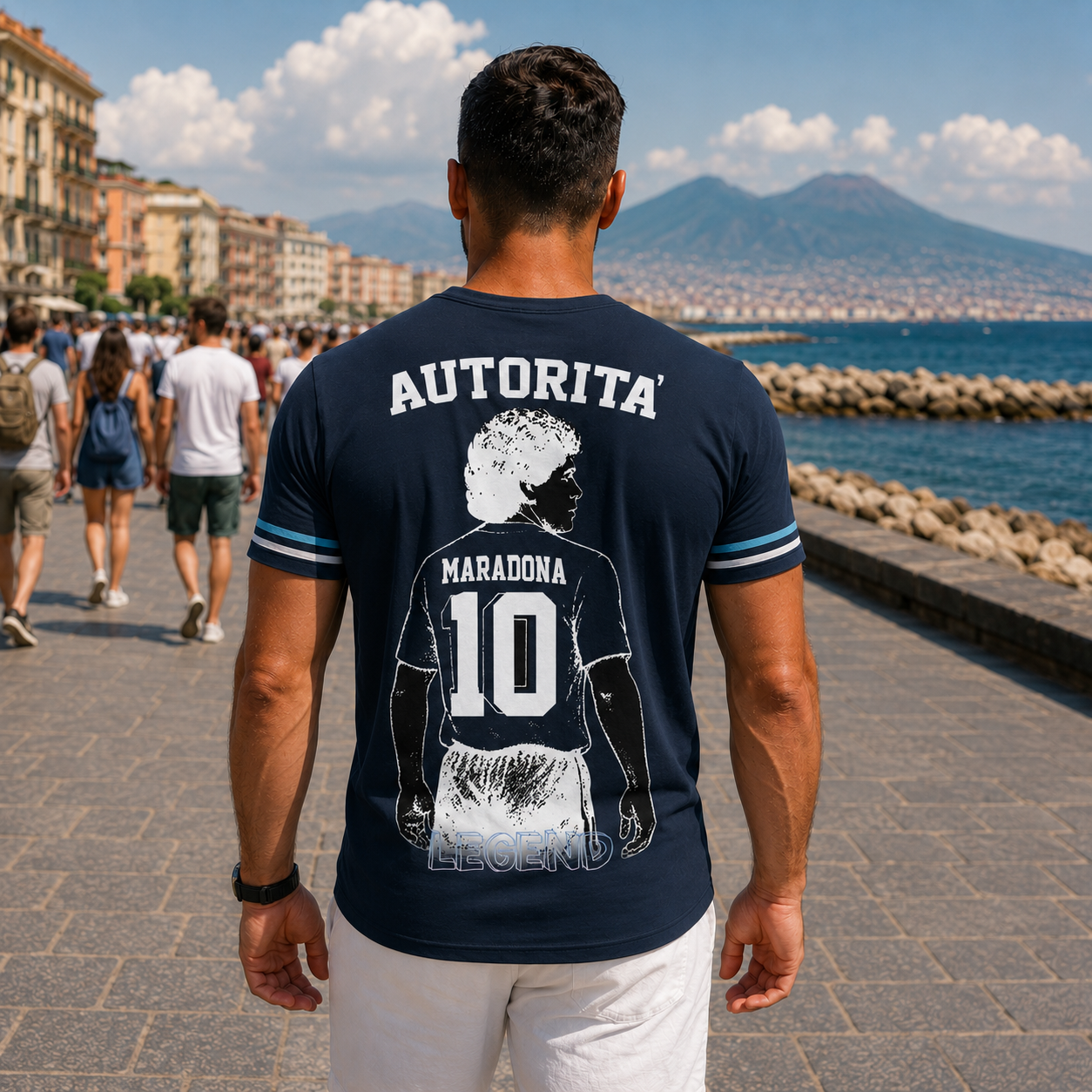 T-Shirt All-Over Uomo Napoli — Amore Senza Fine