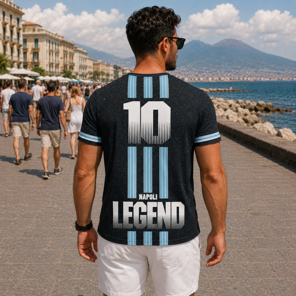 T-Shirt All-Over Uomo Napoli — Livello Alto