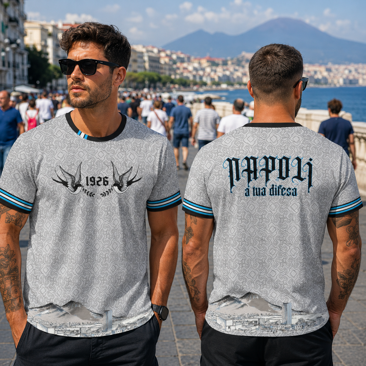T-shirt all over unisex Napoli — 1926 Liberi