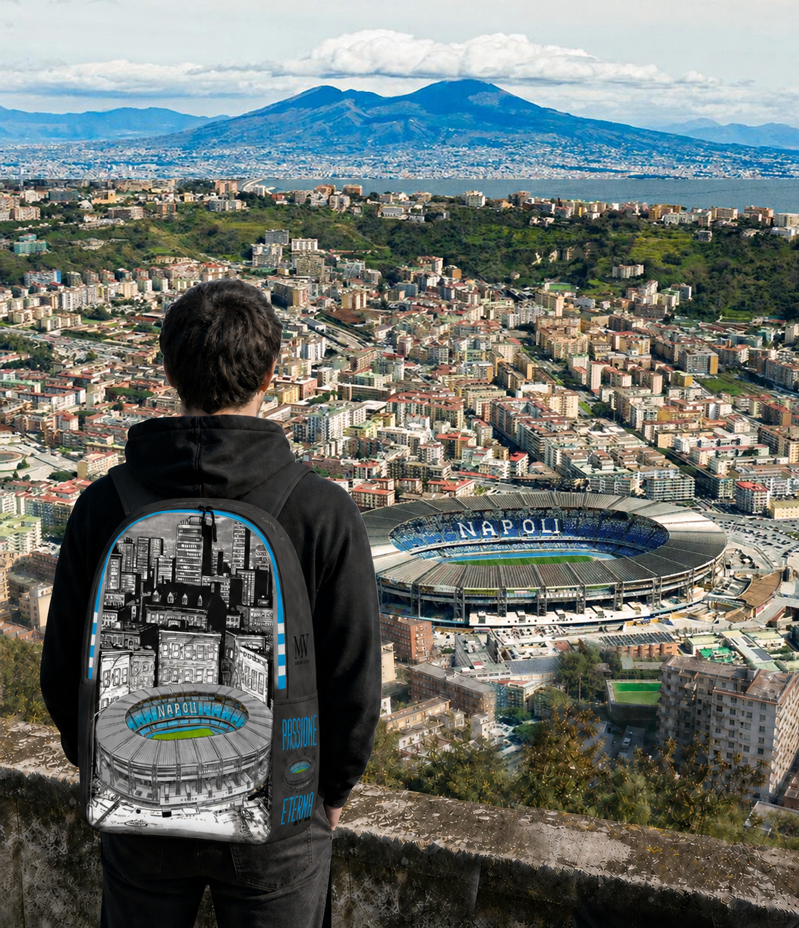 Zaino Napoli Tempio Azzurro