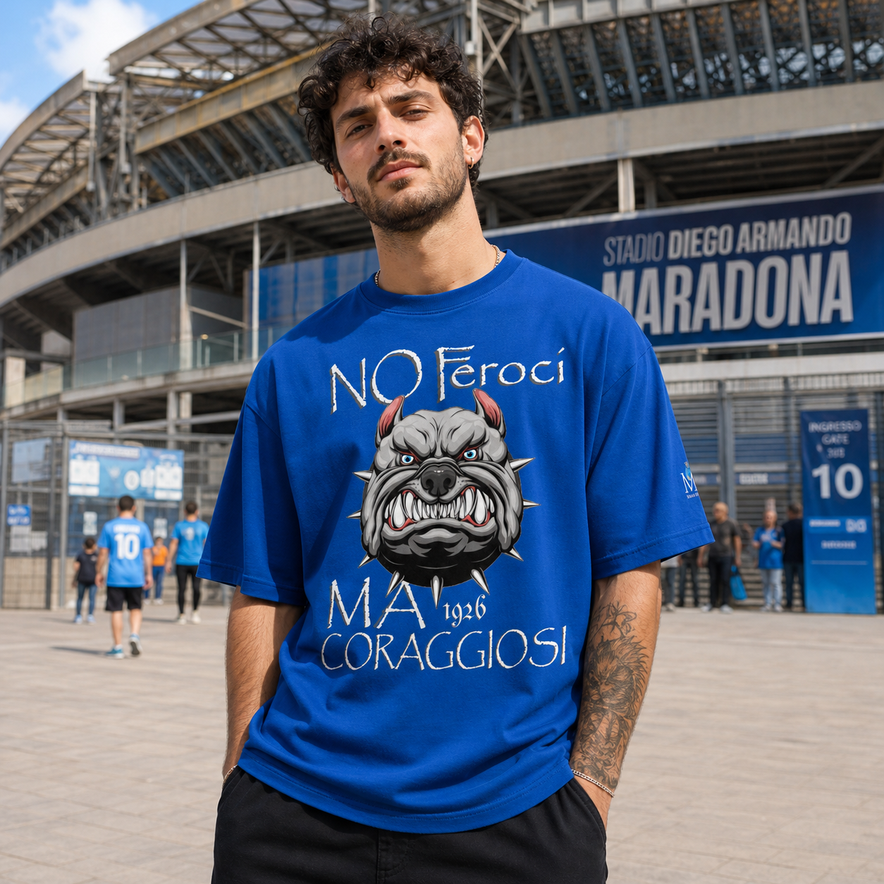 T-shirt unisex Napoli — Mastino Coraggioso 1926