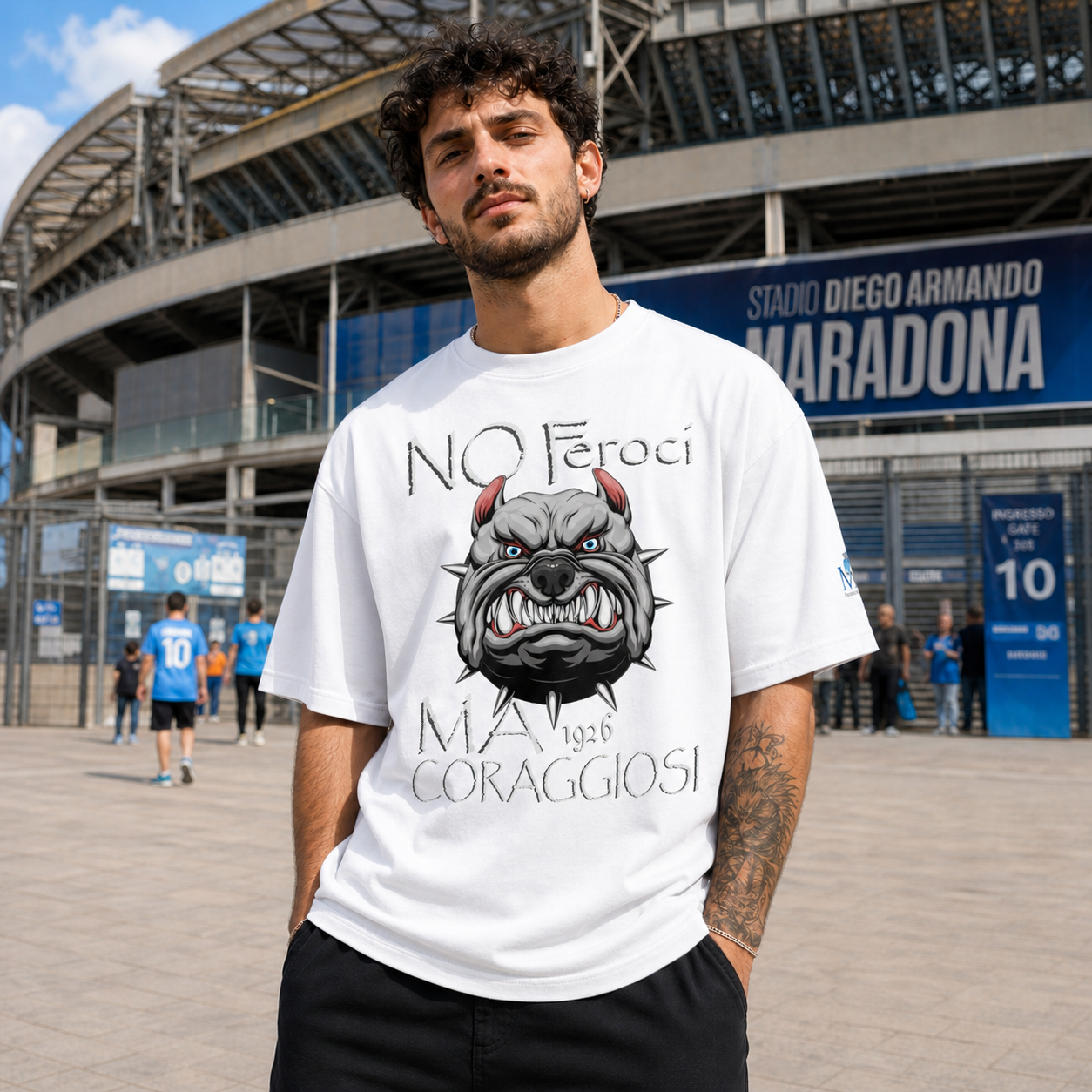 T-shirt unisex Napoli — Mastino Coraggioso 1926