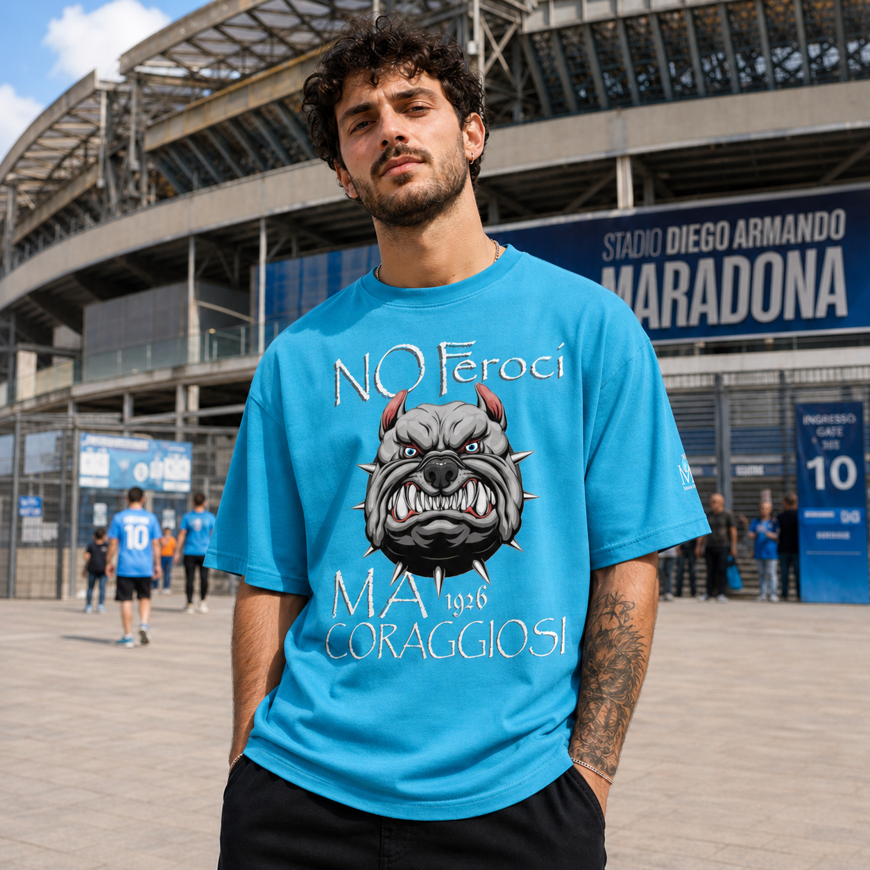 T-shirt unisex Napoli — Mastino Coraggioso 1926