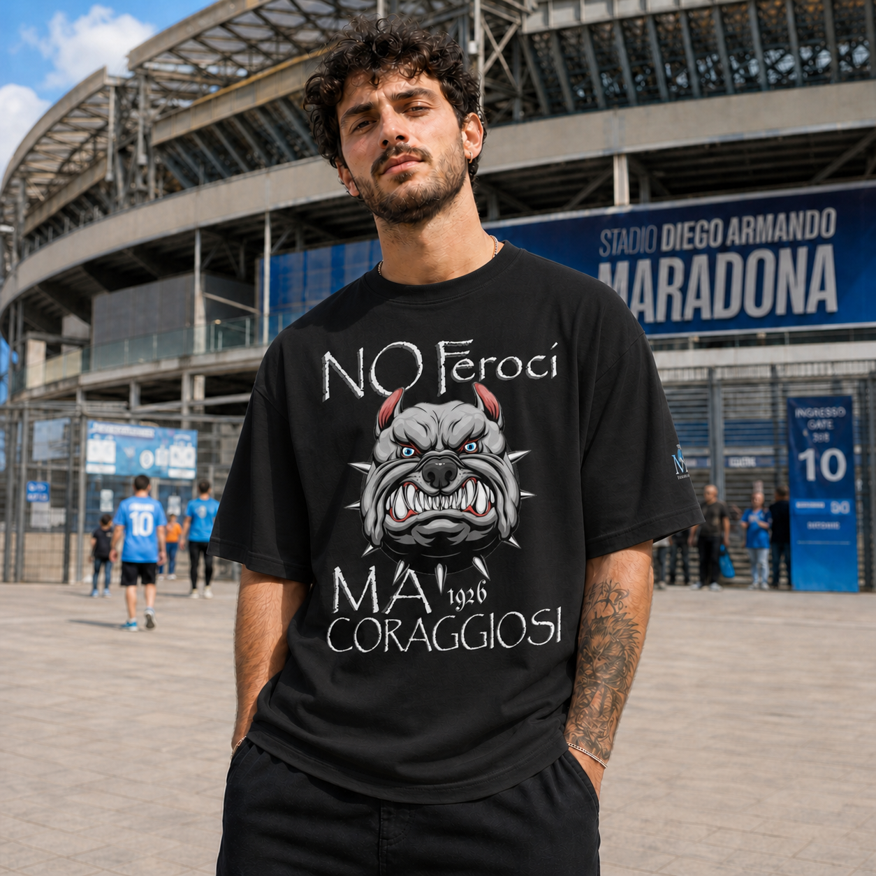 T-shirt unisex Napoli — Mastino Coraggioso 1926