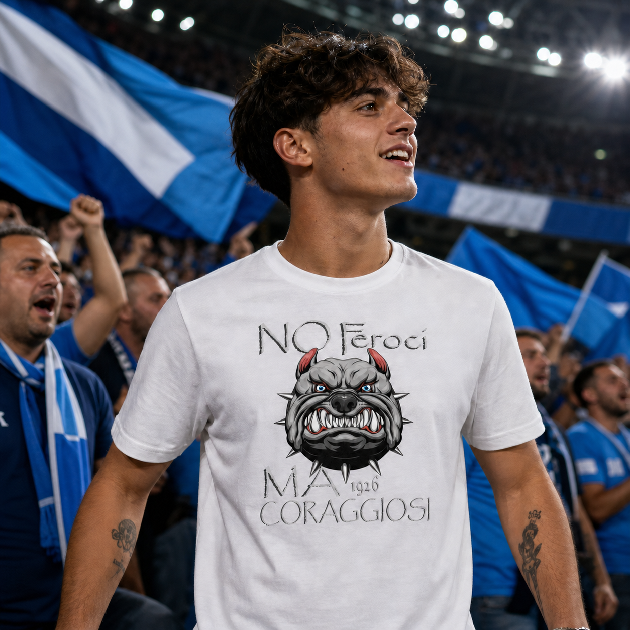 T-shirt ragazzi Napoli — Mastino Coraggioso 1926