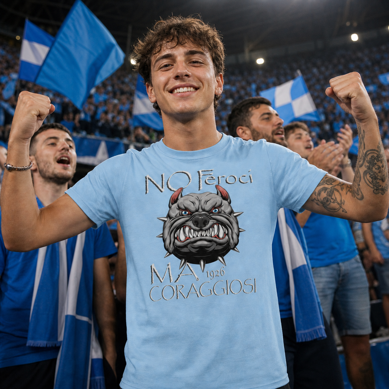 T-shirt ragazzi Napoli — Mastino Coraggioso 1926