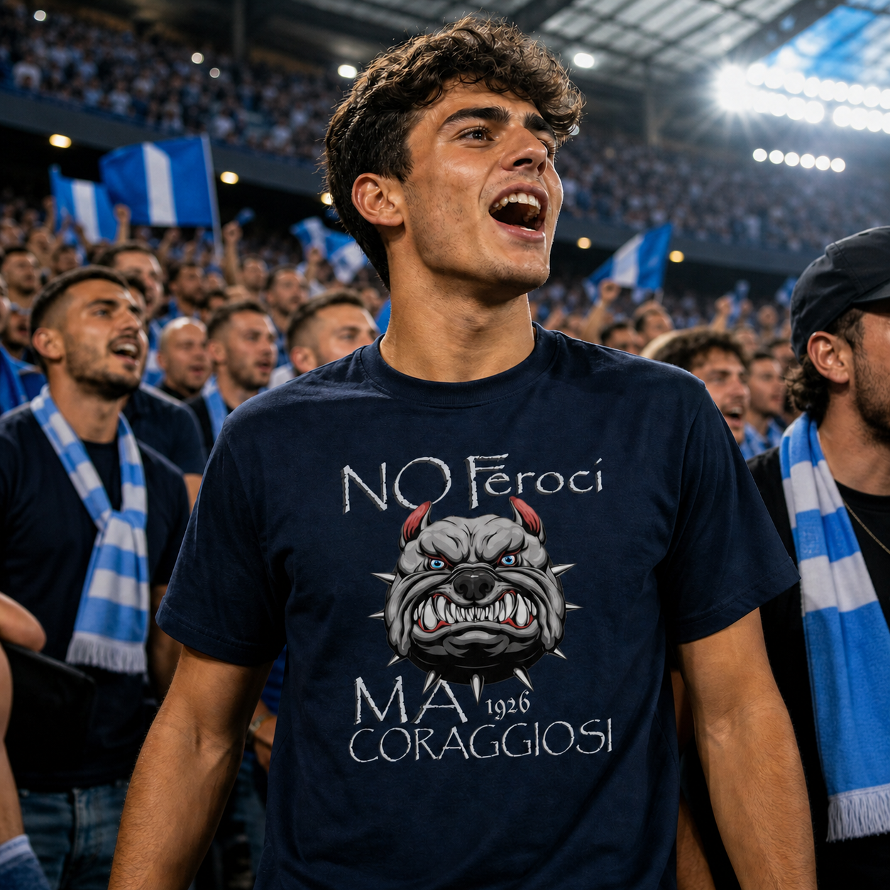 T-shirt ragazzi Napoli — Mastino Coraggioso 1926
