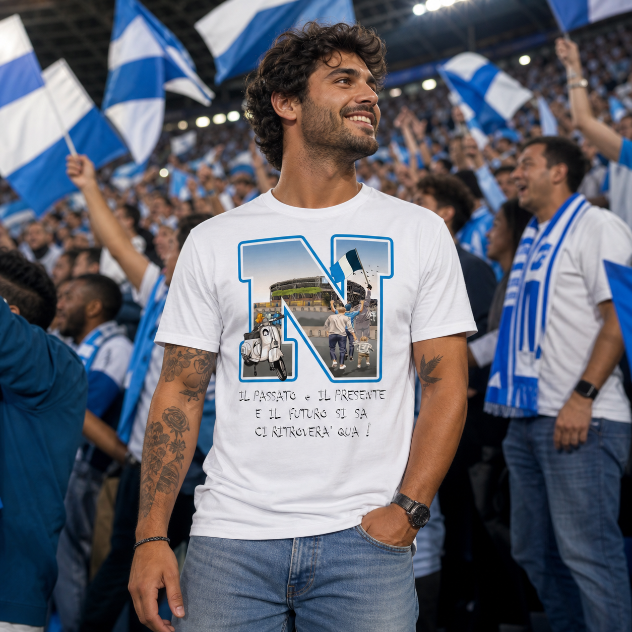 T-shirt unisex Napoli — Il Passato Presente Futuro