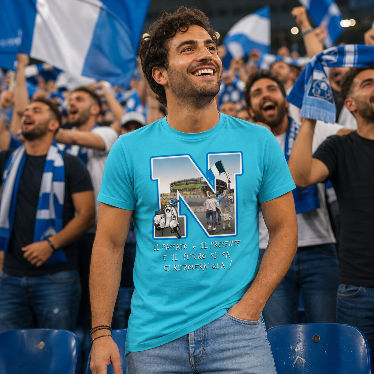 T-shirt unisex Napoli — Il Passato Presente Futuro