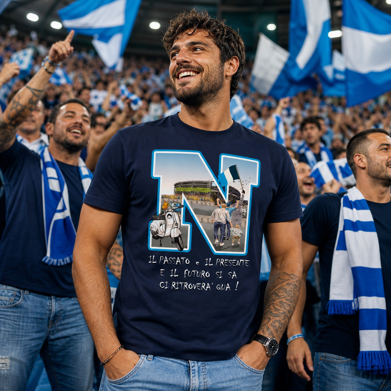 T-shirt unisex Napoli — Il Passato Presente Futuro