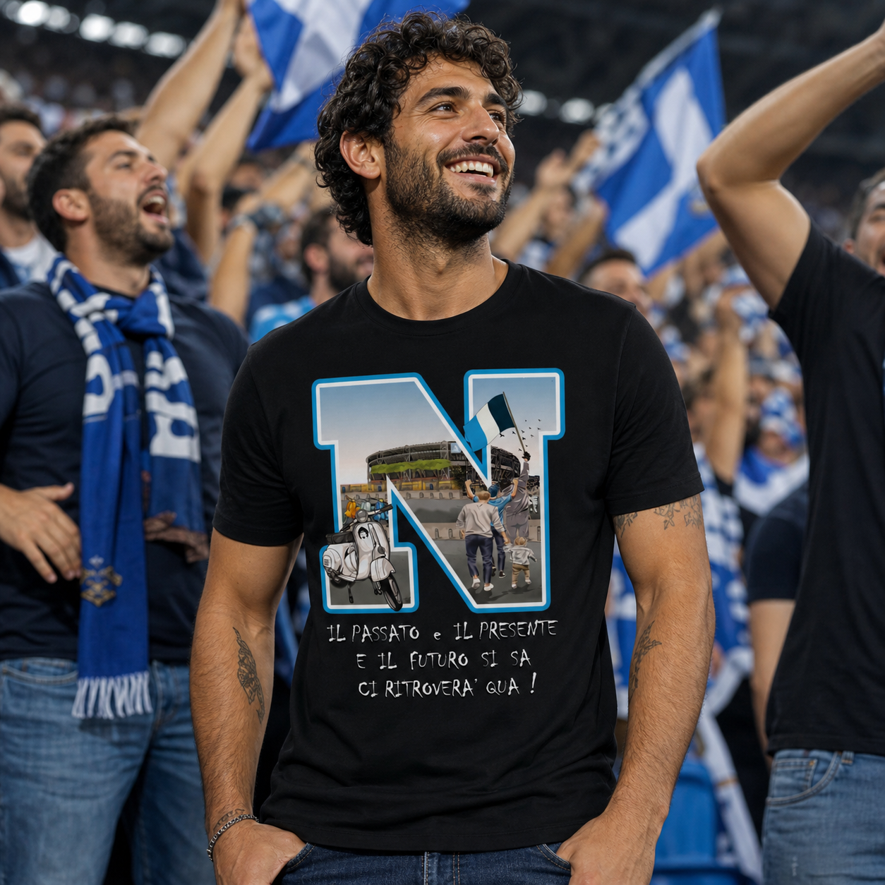 T-shirt unisex Napoli — Il Passato Presente Futuro