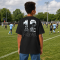 T-shirt organico bambini Napoli — 12 Uomo Wear Black Forever