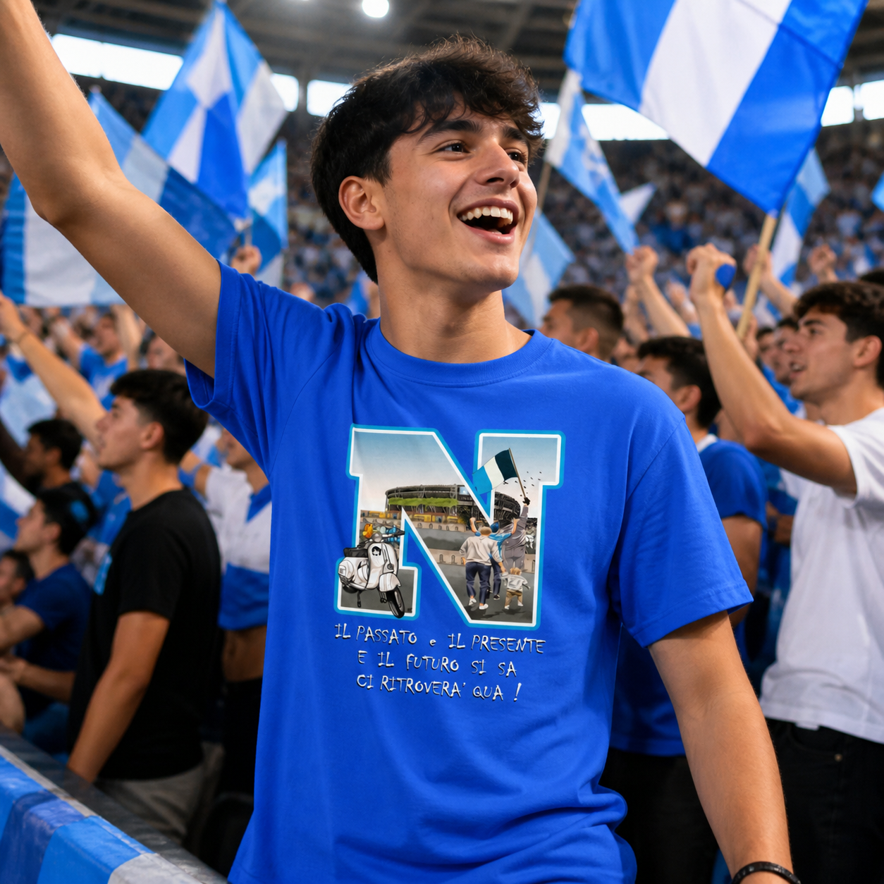 T-shirt classica ragazzi Napoli — Il Passato Presente Futuro
