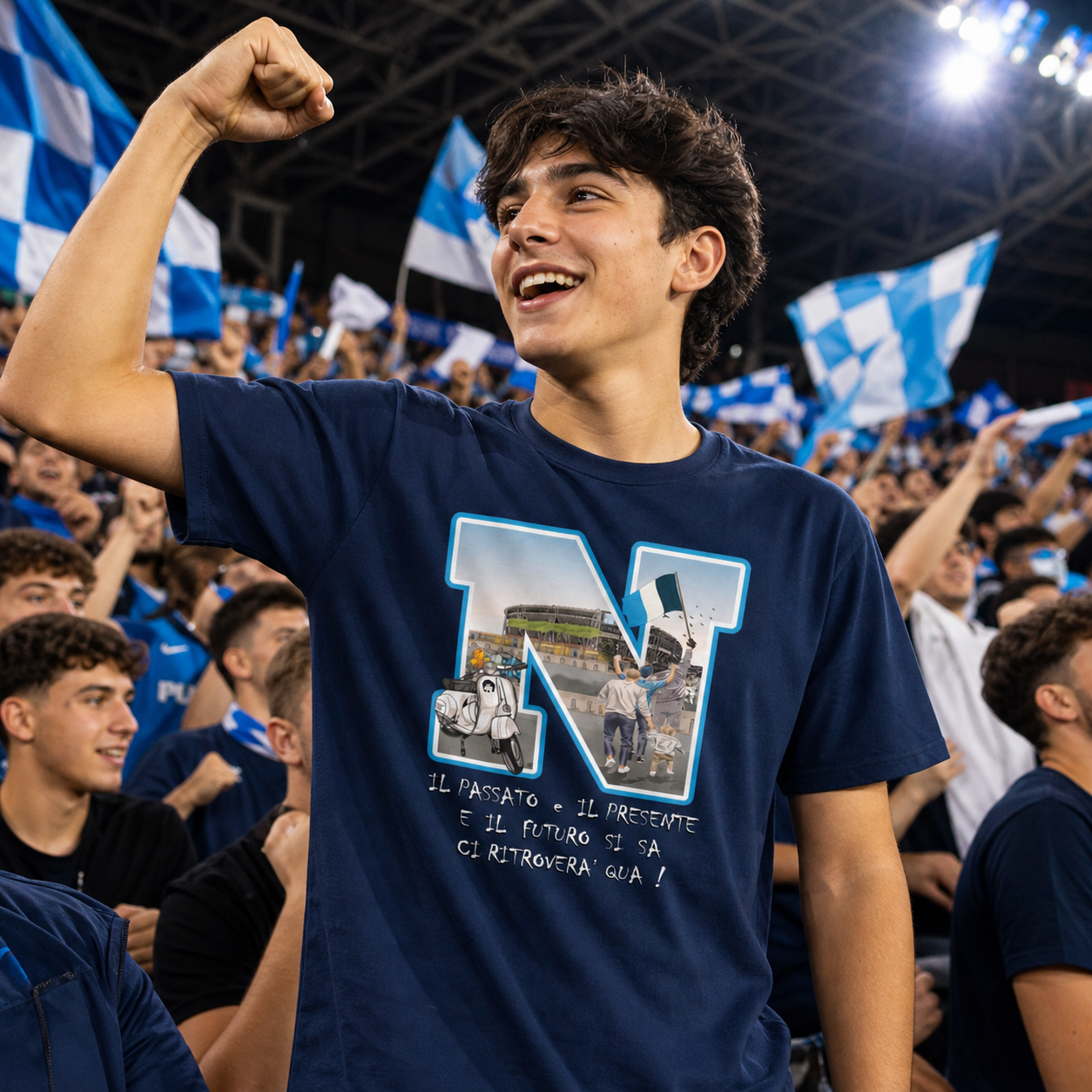 T-shirt classica ragazzi Napoli — Il Passato Presente Futuro