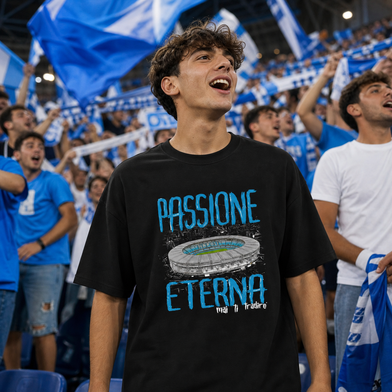 T-shirt classica ragazzi Napoli — Mai Ti Tradirò