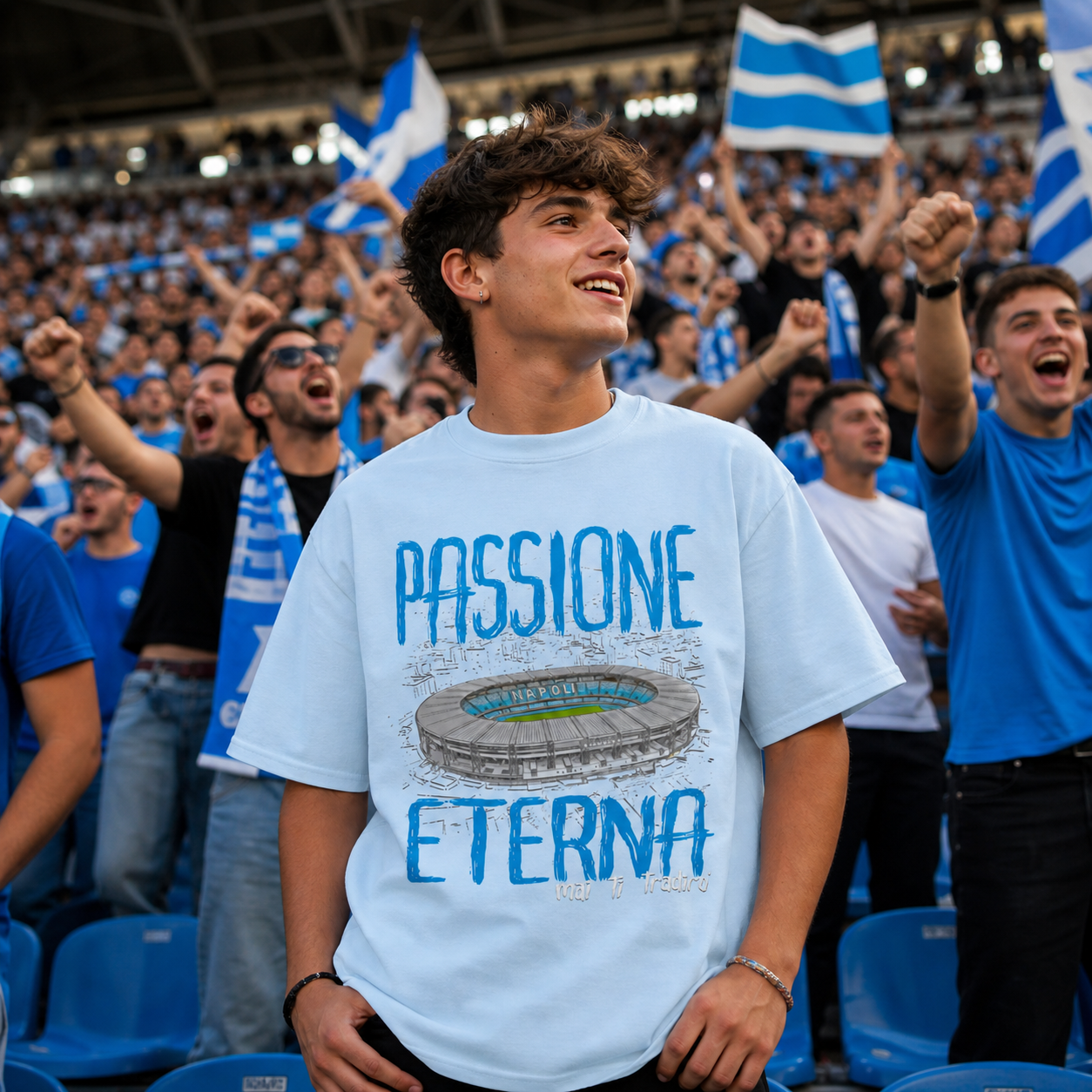 T-shirt classica ragazzi Napoli — Mai Ti Tradirò