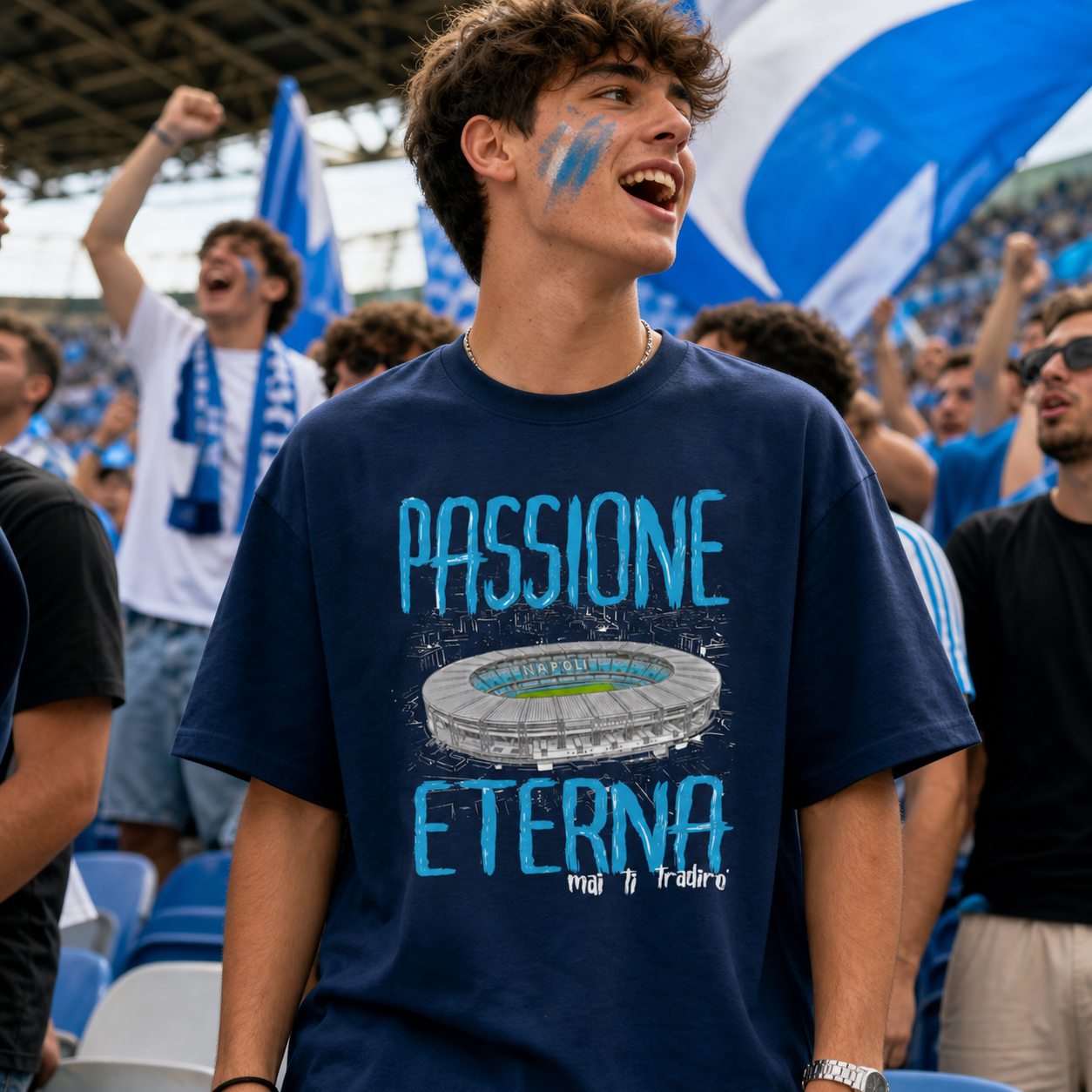 T-shirt classica ragazzi Napoli — Mai Ti Tradirò