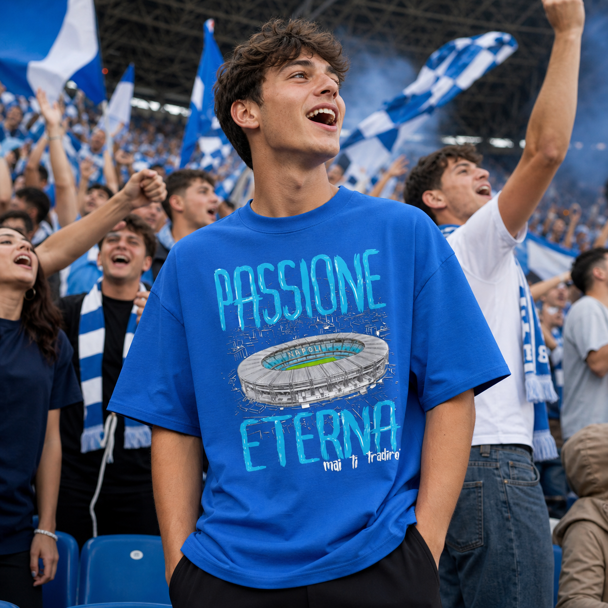T-shirt classica ragazzi Napoli — Mai Ti Tradirò