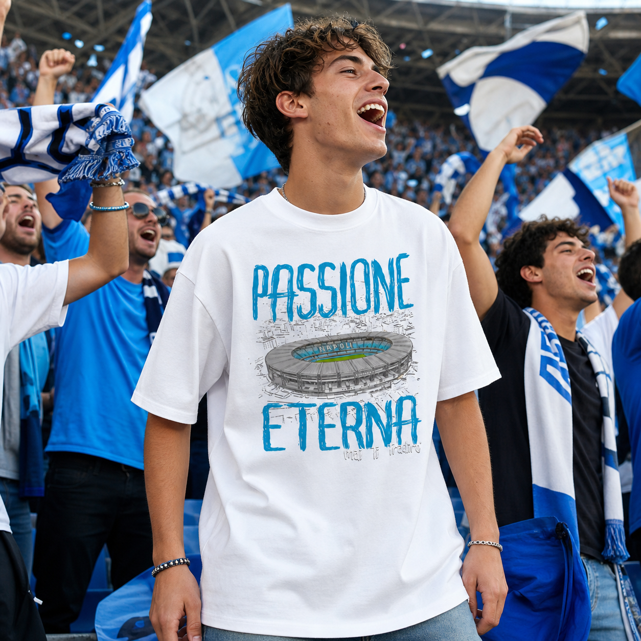 T-shirt classica ragazzi Napoli — Mai Ti Tradirò