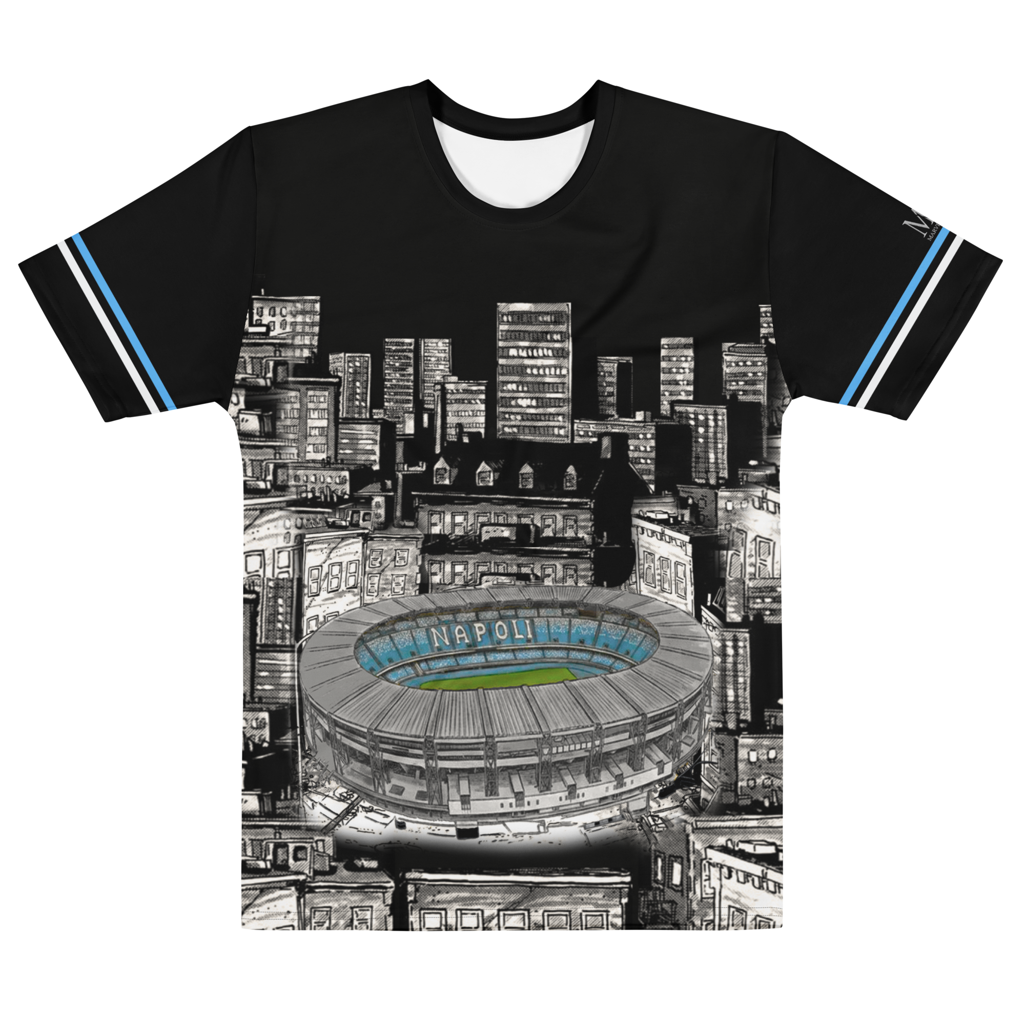 T-shirt all over unisex Napoli — Tempio Azzurro